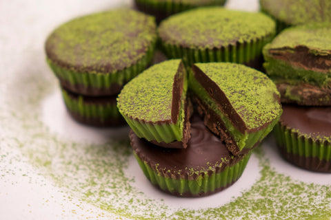 Delicious Matcha Chocolate Cups
